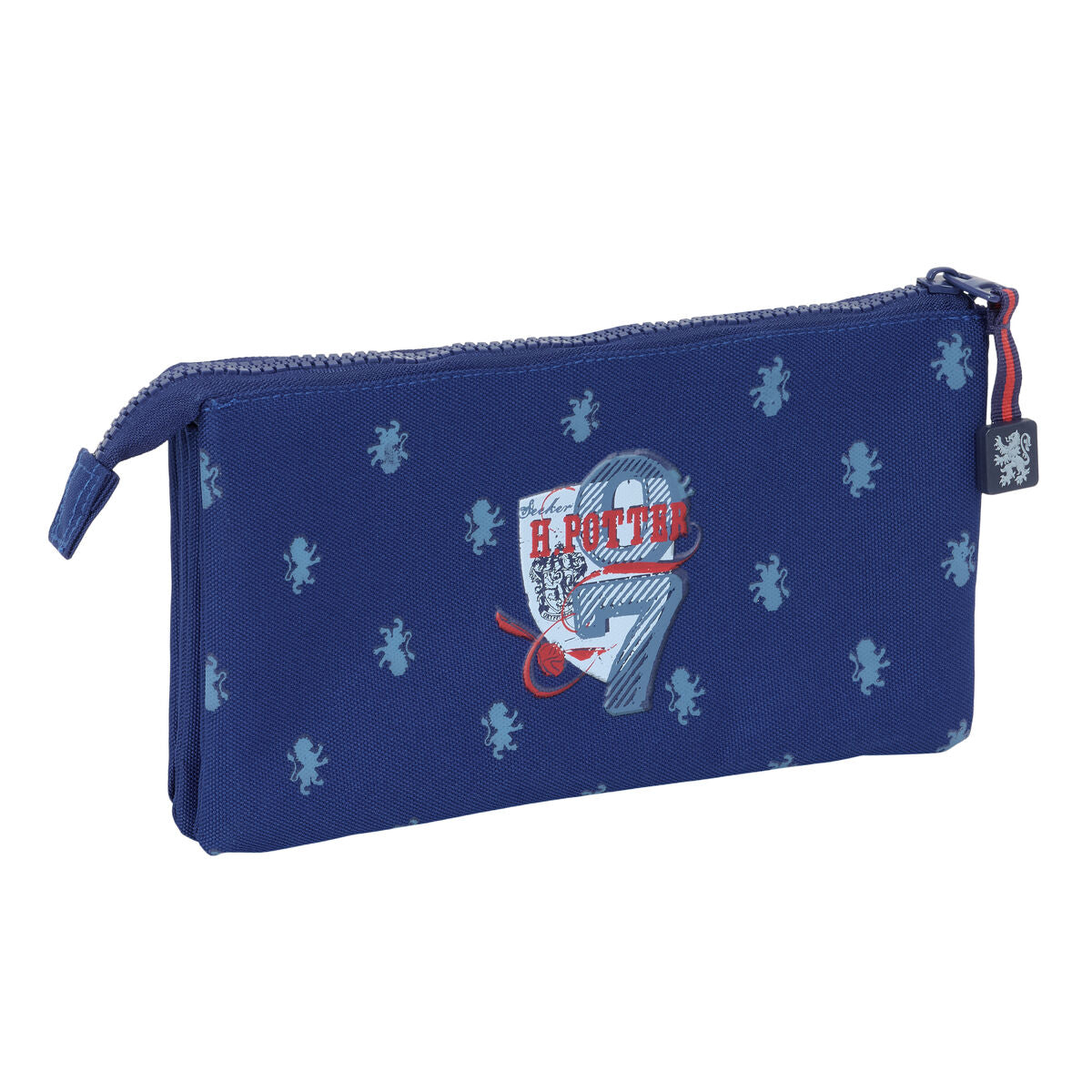 Penar triplu Harry Potter Captain Bleumarin 22 x 12 x 3 cm - Birou și papetărie, Material școlar și educațional