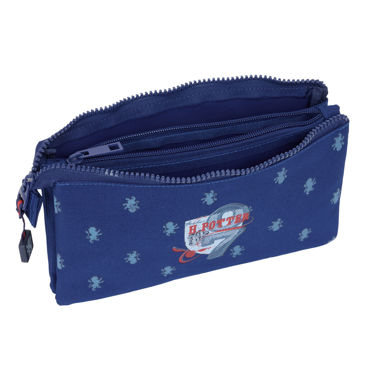 Penar triplu Harry Potter Captain Bleumarin 22 x 12 x 3 cm - Birou și papetărie, Material școlar și educațional