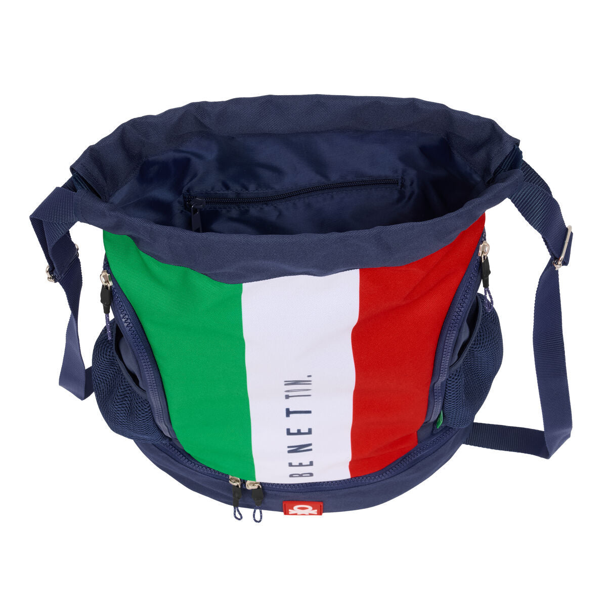 Geantă Rucsac cu Bretele Benetton Flag Bleumarin 35 x 40 x 1 cm - Birou și papetărie, Material școlar și educațional