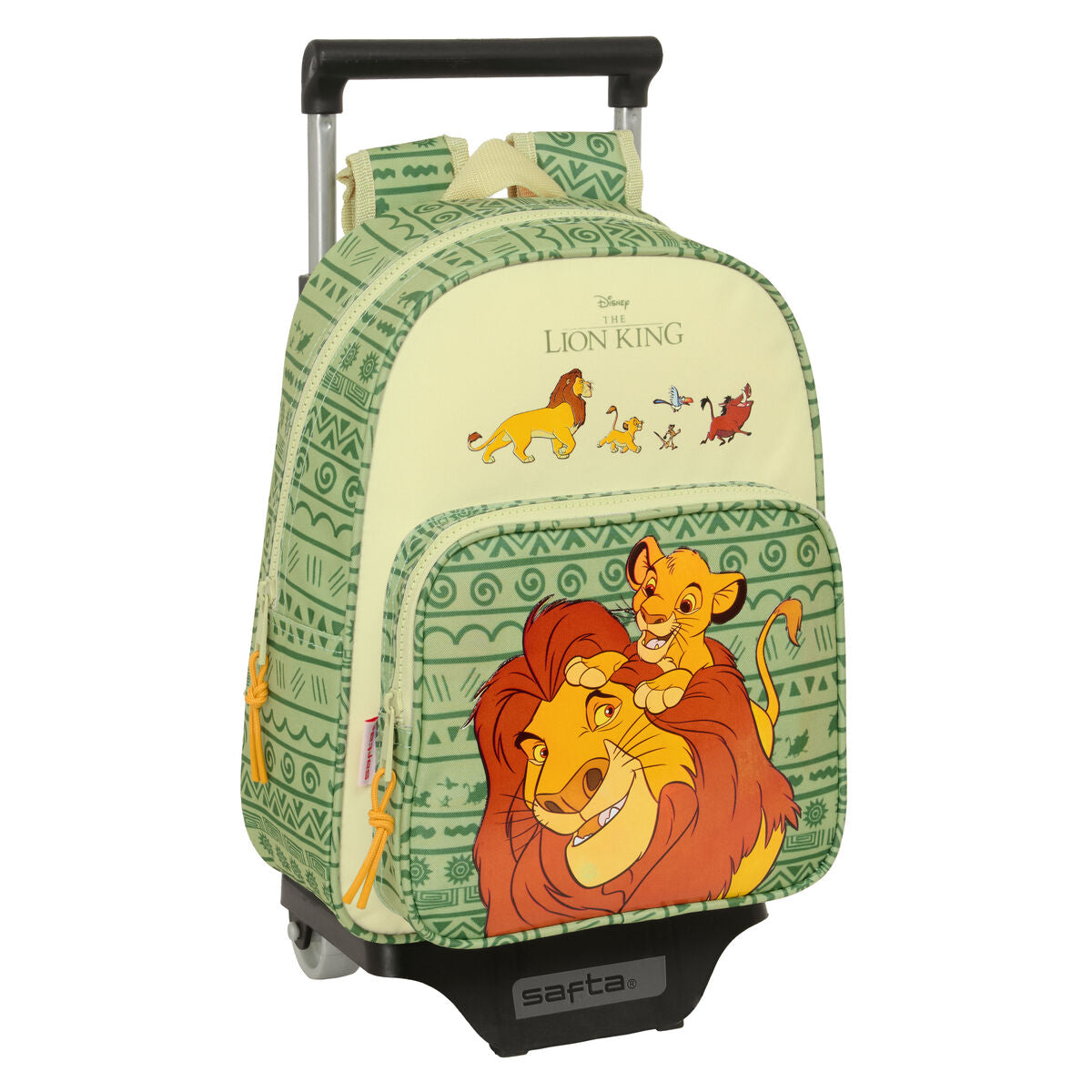 Ghiozdan cu Roți Mufasa Verde Bej 27 x 33 x 10 cm - Birou și papetărie, Material școlar și educațional