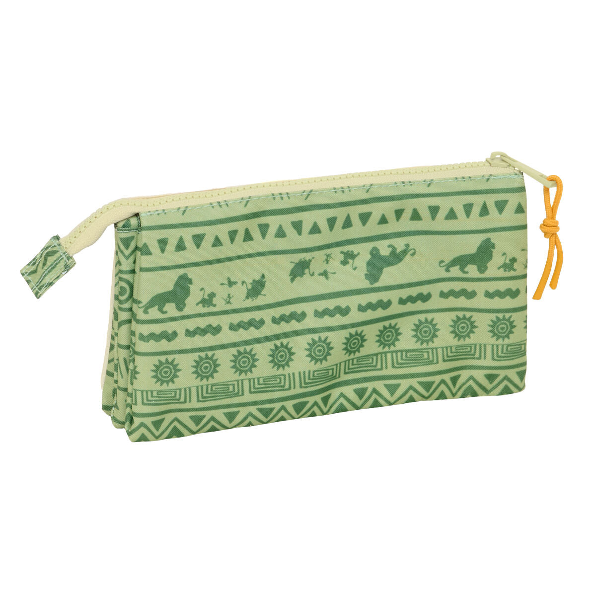 Penar triplu Mufasa Verde Bej 22 x 12 x 3 cm - Birou și papetărie, Material școlar și educațional