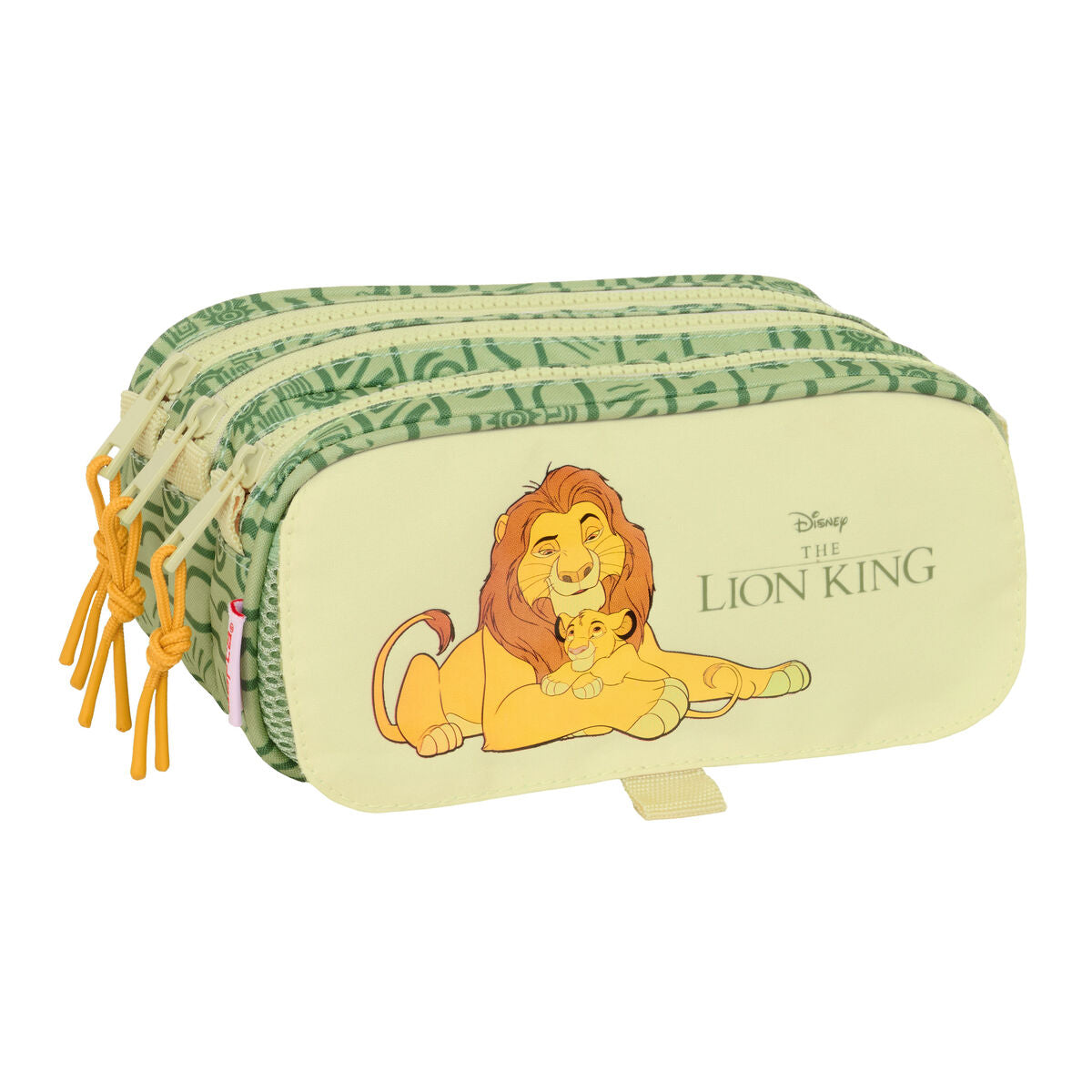 Penar triplu Mufasa Verde Bej 21,5 x 10 x 8 cm - Birou și papetărie, Material școlar și educațional