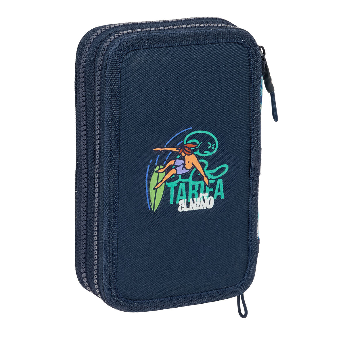 Penar cu Accesorii El Niño Kook Bleumarin 12,5 x 19,5 x 4 cm 29 Piese - Birou și papetărie, Material școlar și educațional