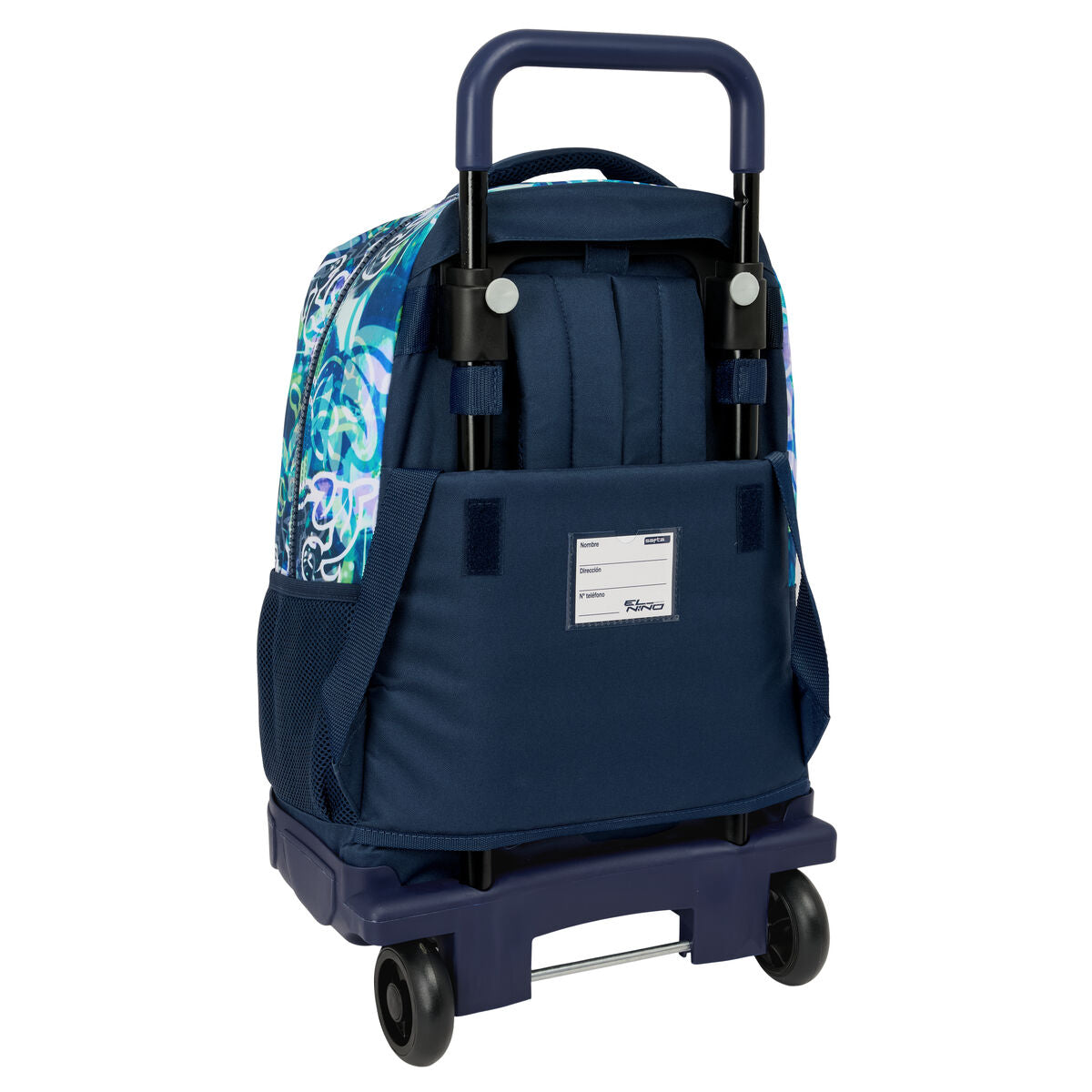 Ghiozdan cu Roți El Niño Kook Bleumarin 33 x 45 x 22 cm - Birou și papetărie, Material școlar și educațional