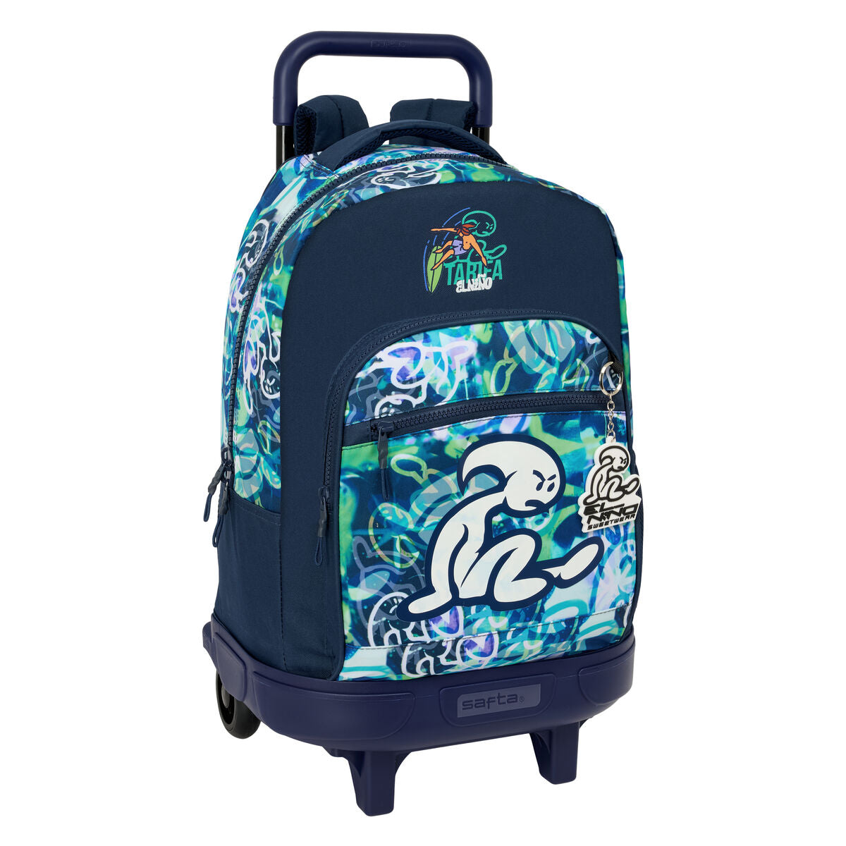 Ghiozdan cu Roți El Niño Kook Bleumarin 33 x 45 x 22 cm - Birou și papetărie, Material școlar și educațional
