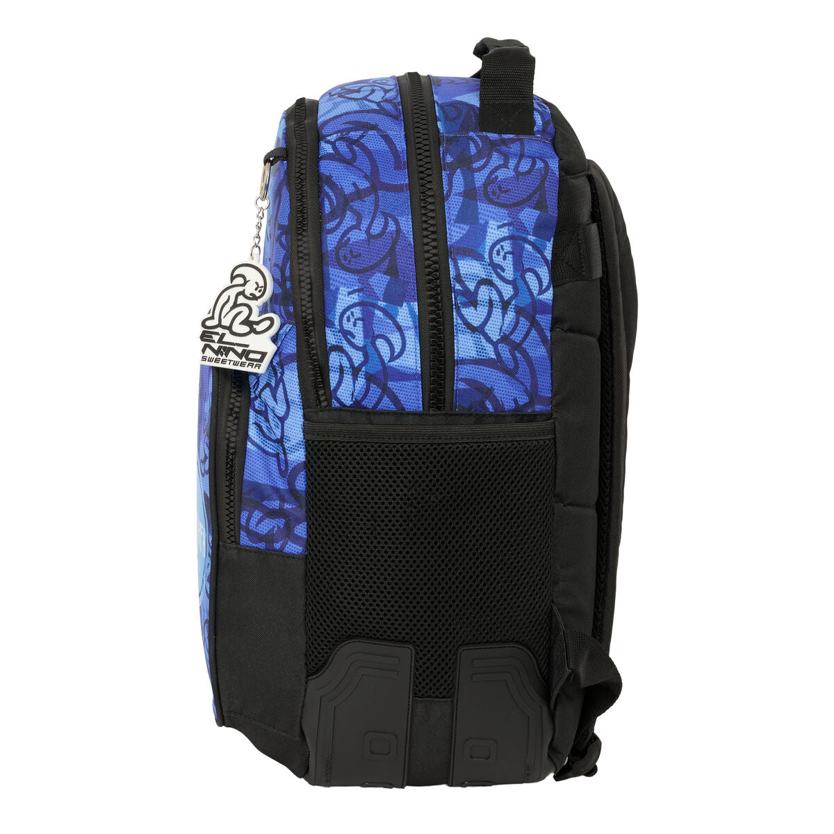 Ghiozdan El Niño Roller Albastru Negru 32 x 42 x 15 cm - Birou și papetărie, Material școlar și educațional
