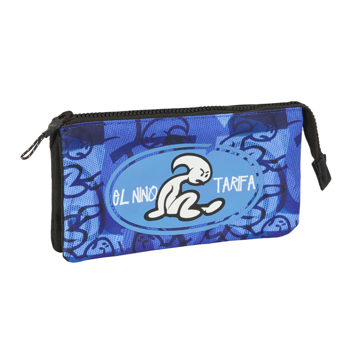 Penar triplu El Niño Roller Albastru Negru 22 x 12 x 3 cm - Birou și papetărie, Material școlar și educațional