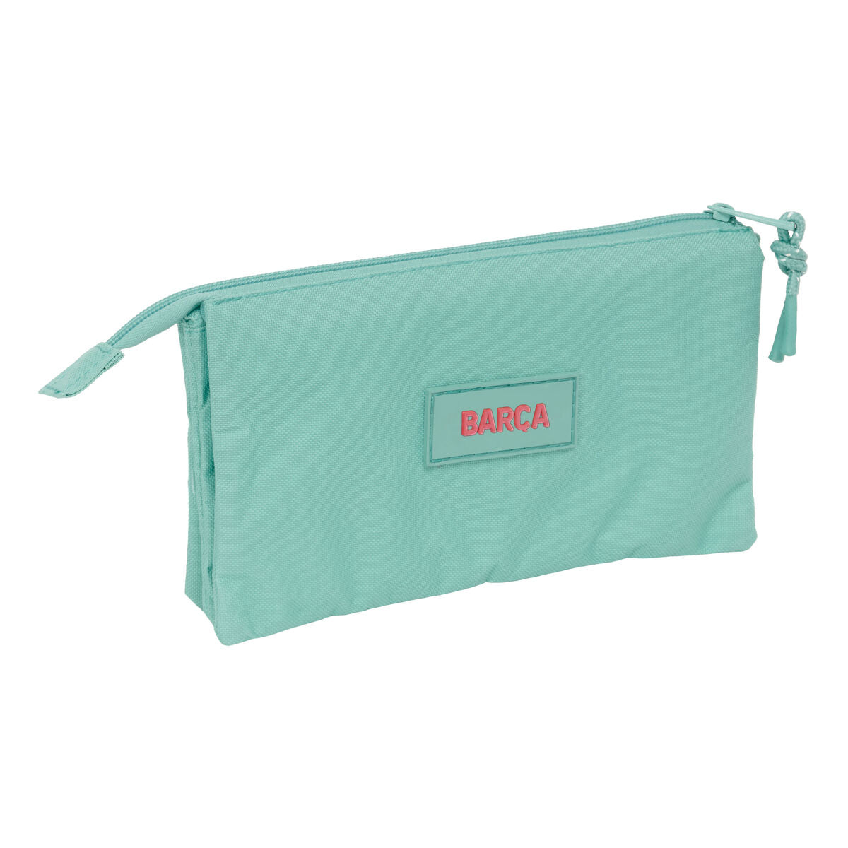 Penar triplu F.C. Barcelona Verde 22 x 12 x 3 cm - Birou și papetărie, Material școlar și educațional