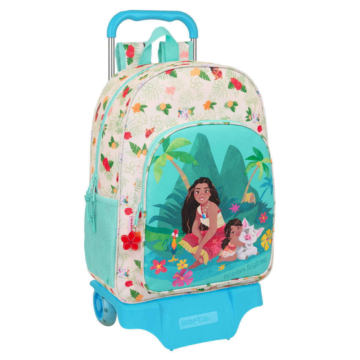 Ghiozdan cu Roți Vaiana Albastru Bej 33 x 42 x 14 cm - Birou și papetărie, Material școlar și educațional