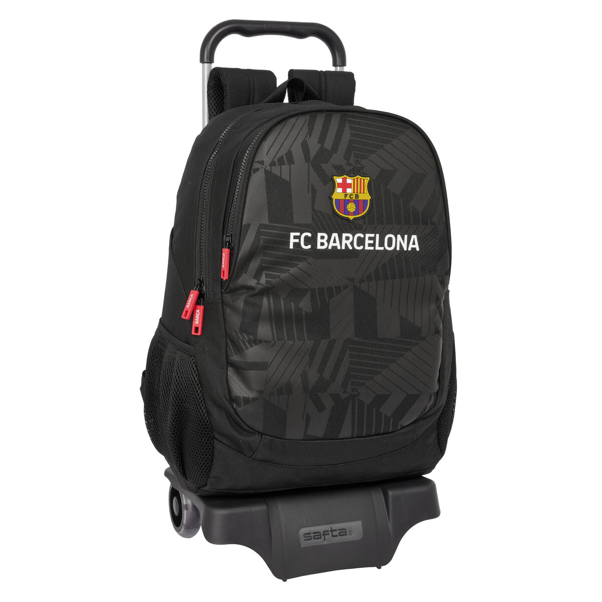 Ghiozdan cu Roți F.C. Barcelona Black Negru 32 x 44 x 16 cm - Birou și papetărie, Material școlar și educațional