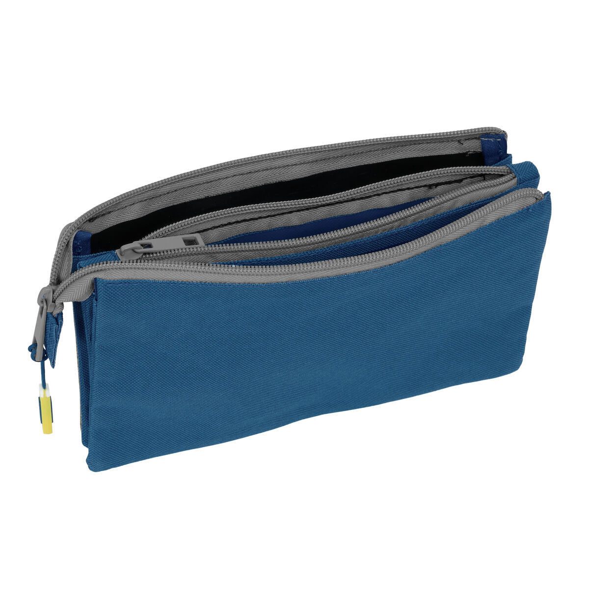 Penar triplu Munich Street Albastru Gri 22 x 12 x 3 cm - Birou și papetărie, Material școlar și educațional