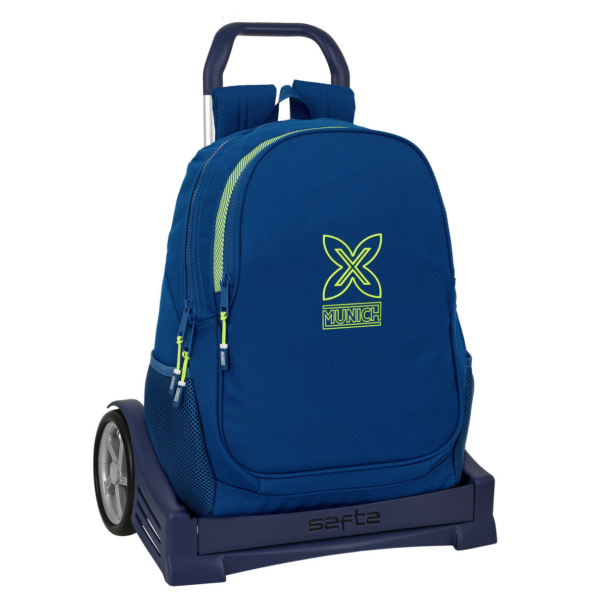 Ghiozdan cu Roți Munich North Bleumarin 32 x 44 x 16 cm - Birou și papetărie, Material școlar și educațional