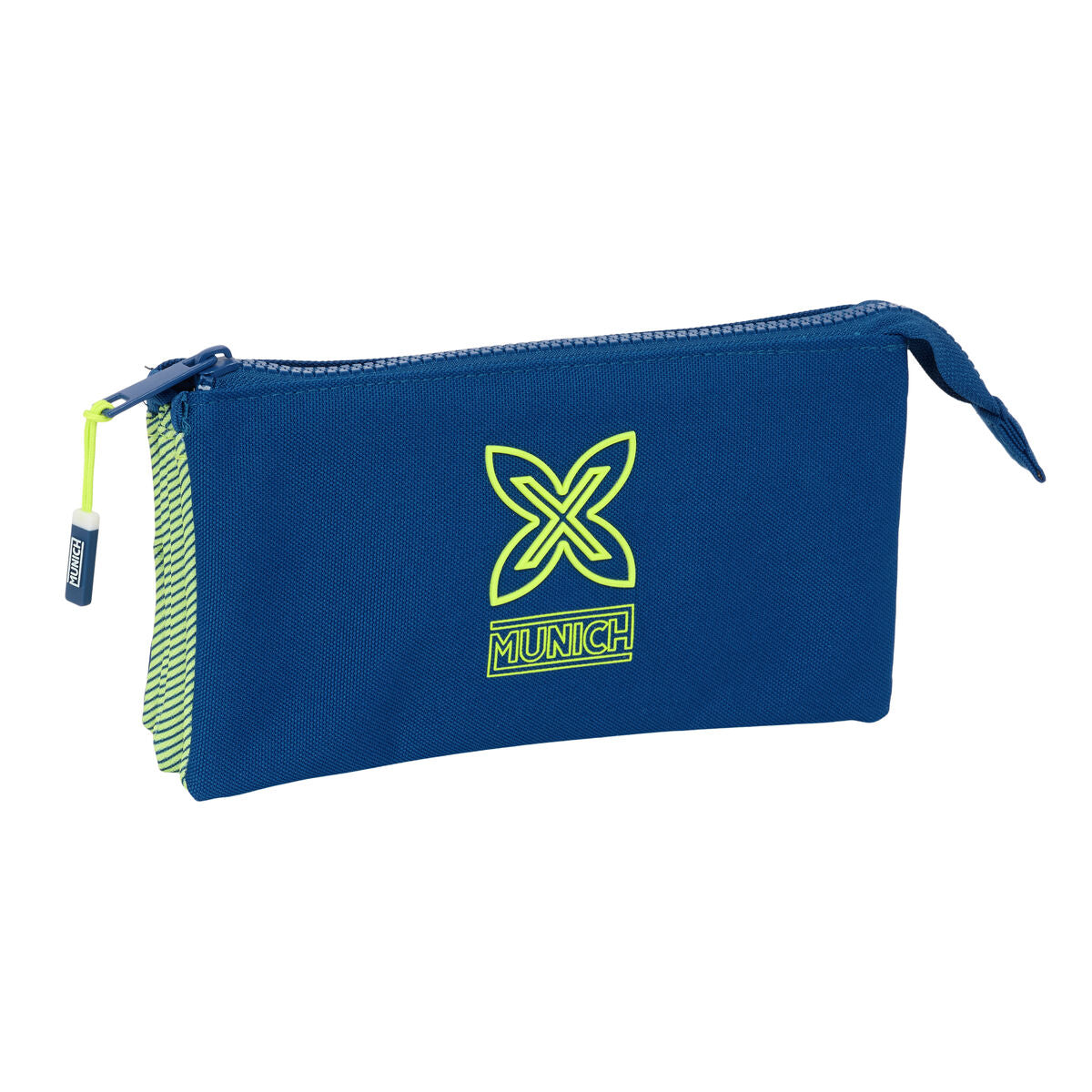 Penar triplu Munich North Bleumarin 22 x 12 x 3 cm - Birou și papetărie, Material școlar și educațional