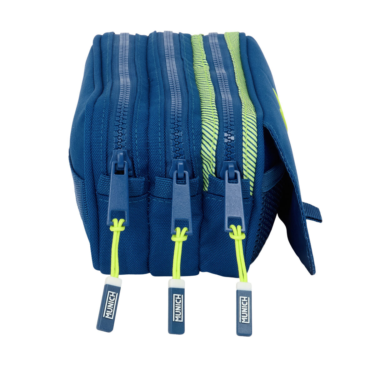 Penar triplu Munich North Bleumarin 21,5 x 10 x 8 cm - Birou și papetărie, Material școlar și educațional