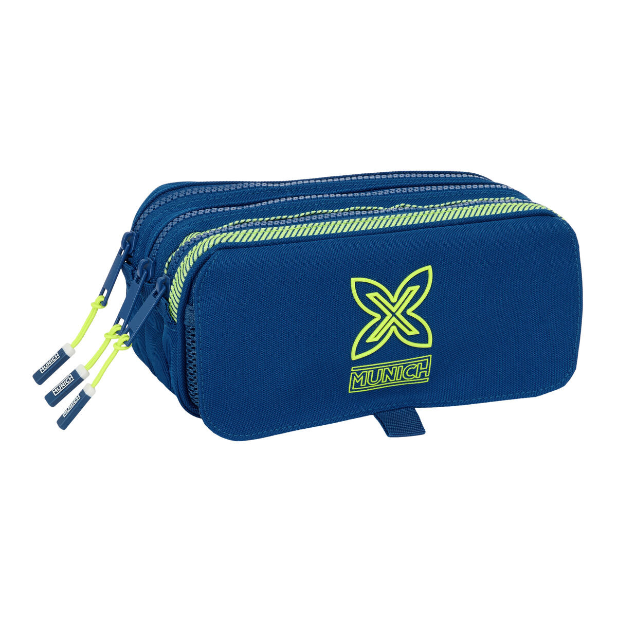 Penar triplu Munich North Bleumarin 21,5 x 10 x 8 cm - Birou și papetărie, Material școlar și educațional
