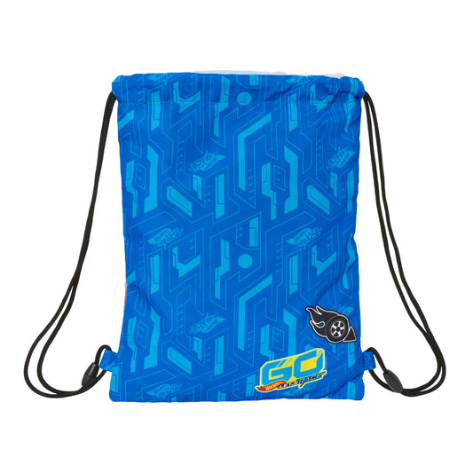 Geantă Rucsac cu Bretele Hot Wheels Let's race Albastru Negru 26 x 34 x 1 cm - Birou și papetărie, Material școlar și educațional