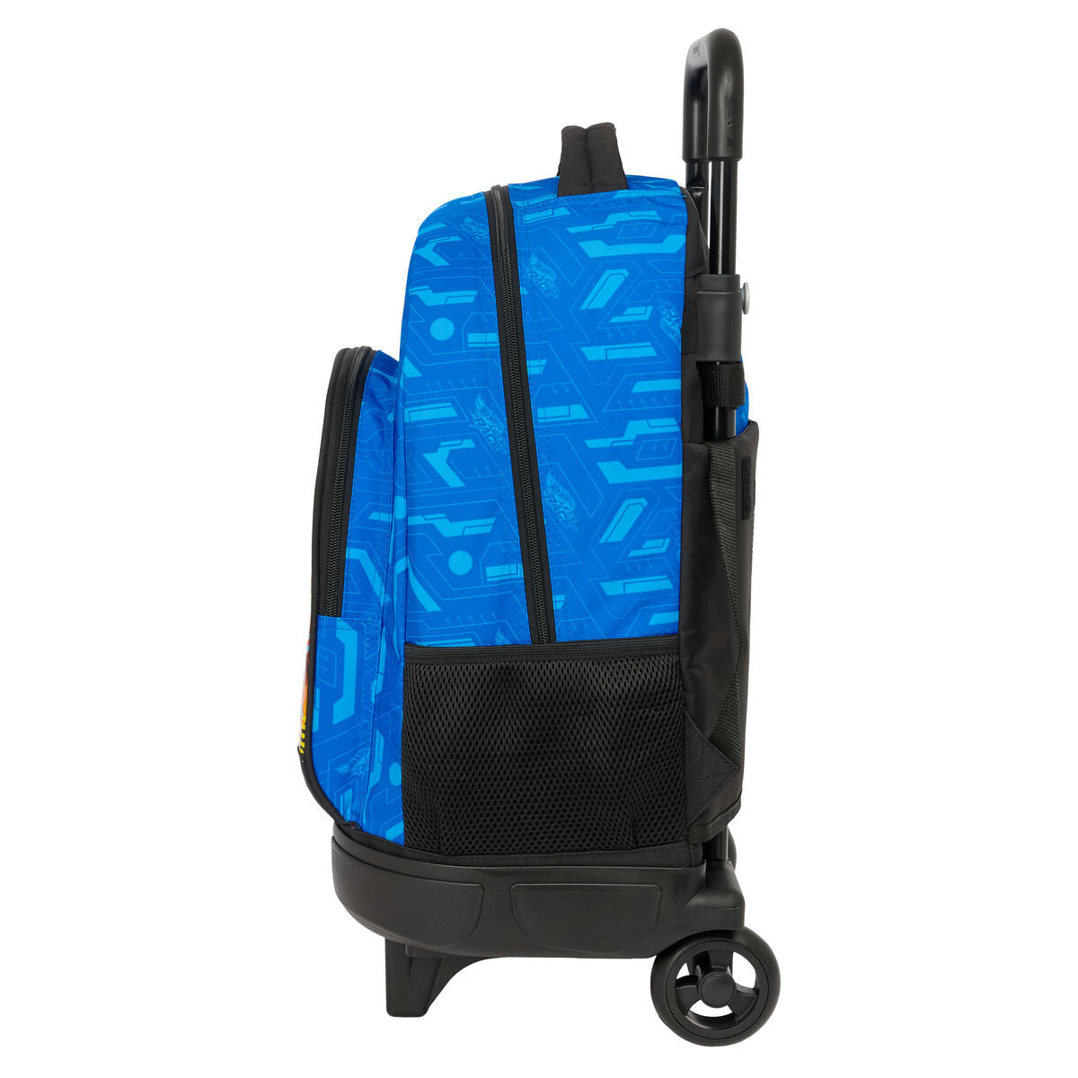 Ghiozdan cu Roți Hot Wheels Let's race Albastru Negru 33 x 45 x 22 cm - Birou și papetărie, Material școlar și educațional