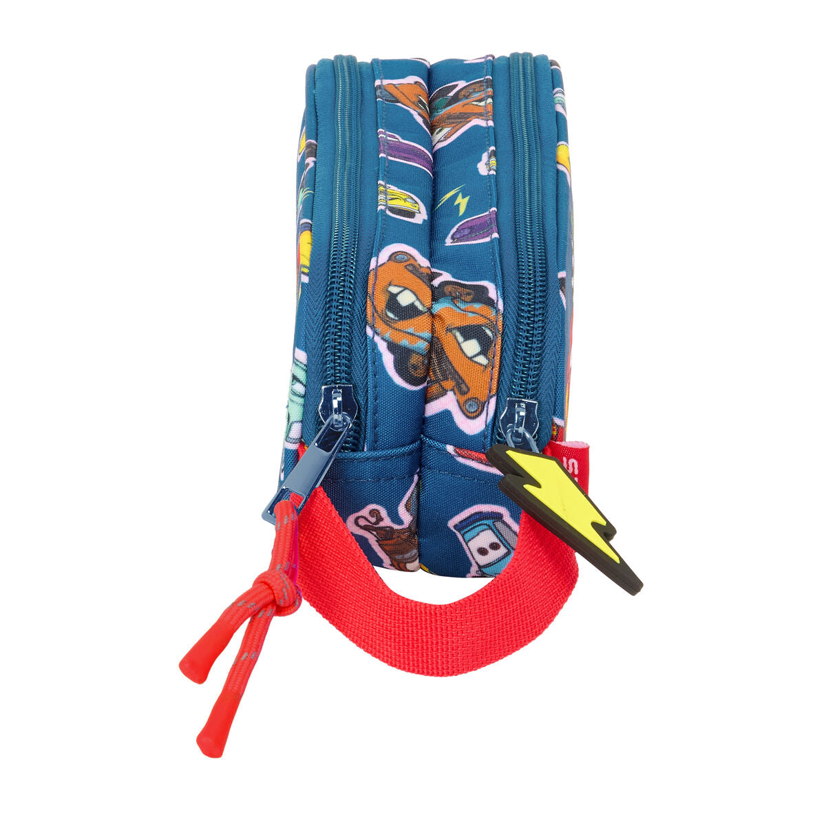 Penar dublu Cars Racing Bleumarin 21 x 8 x 6 cm - Birou și papetărie, Material școlar și educațional