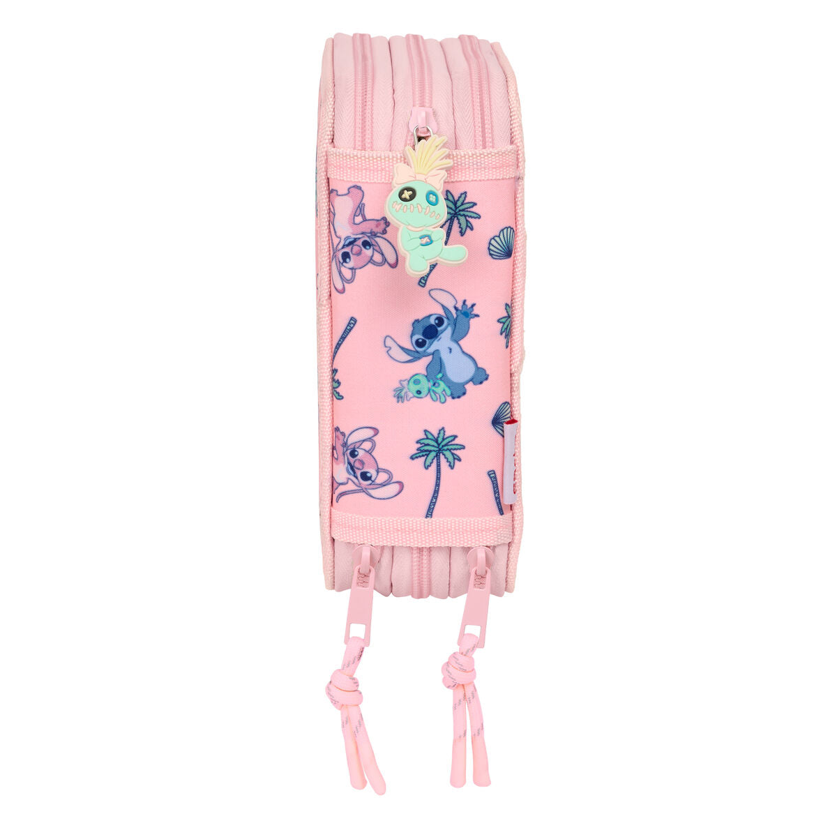 Penar cu Accesorii Lilo & Stitch Beach Roz 12,5 x 19,5 x 5,5 cm 37 Piese - Birou și papetărie, Material școlar și educațional