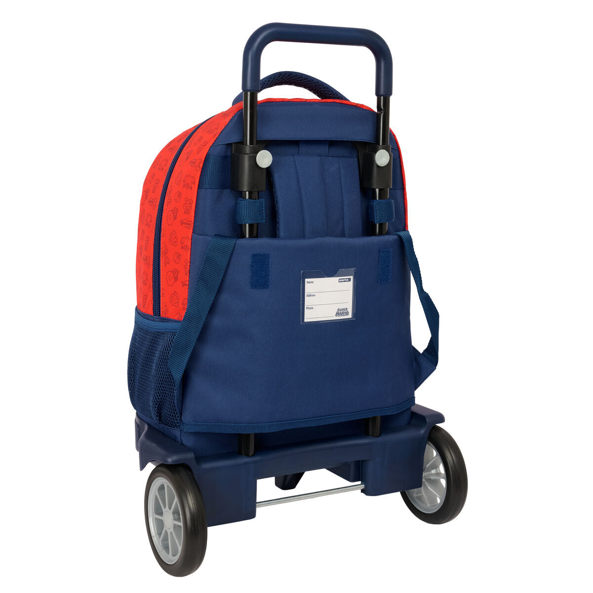 Ghiozdan Super Mario Trick Roșu Albastru închis 33 x 45 x 22 cm - Birou și papetărie, Material școlar și educațional