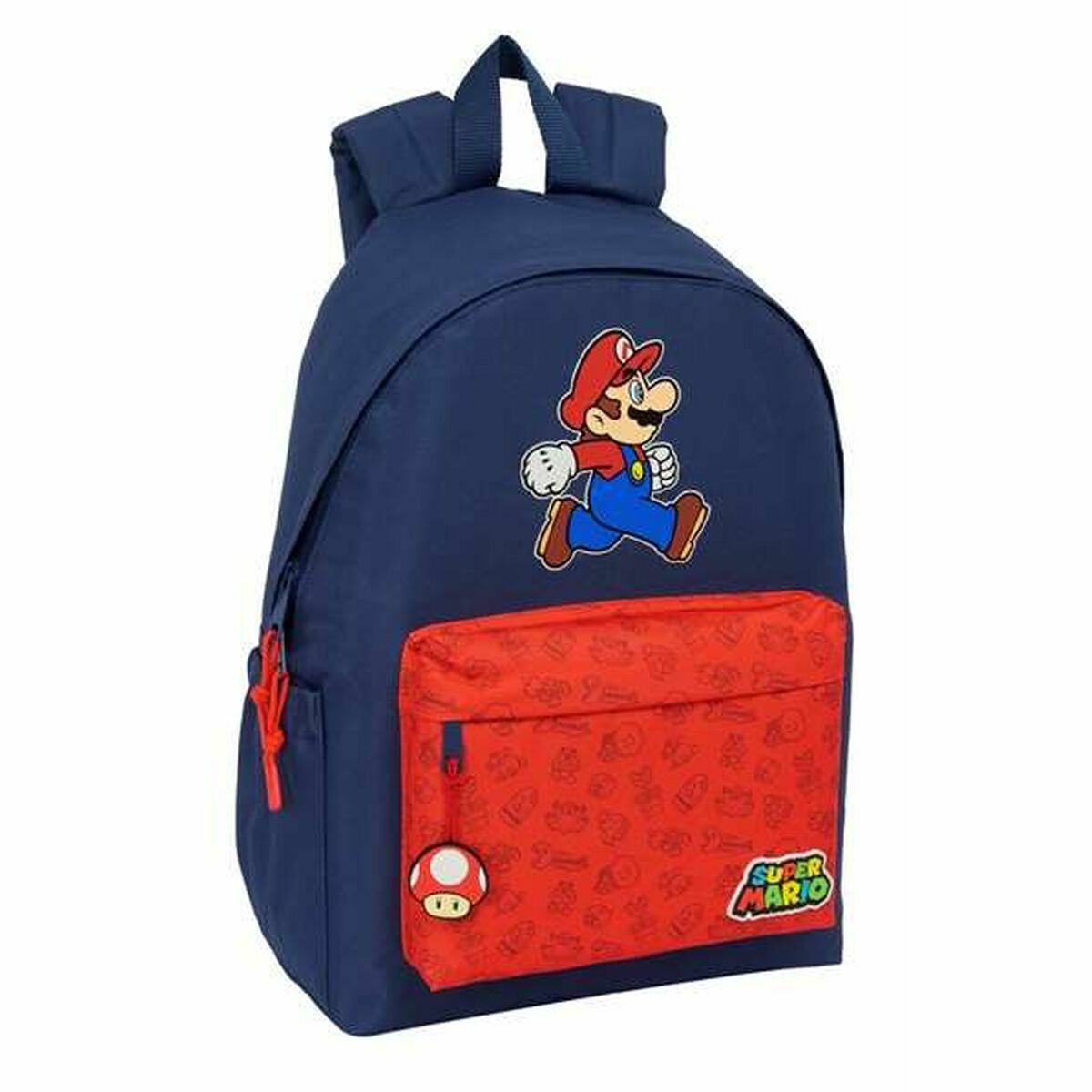 Ghiozdan Super Mario Trick Roșu Albastru închis 31 x 43 x 13 cm - Birou și papetărie, Material școlar și educațional