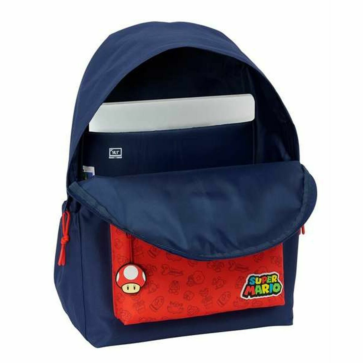 Ghiozdan Super Mario Trick Roșu Albastru închis 31 x 43 x 13 cm - Birou și papetărie, Material școlar și educațional
