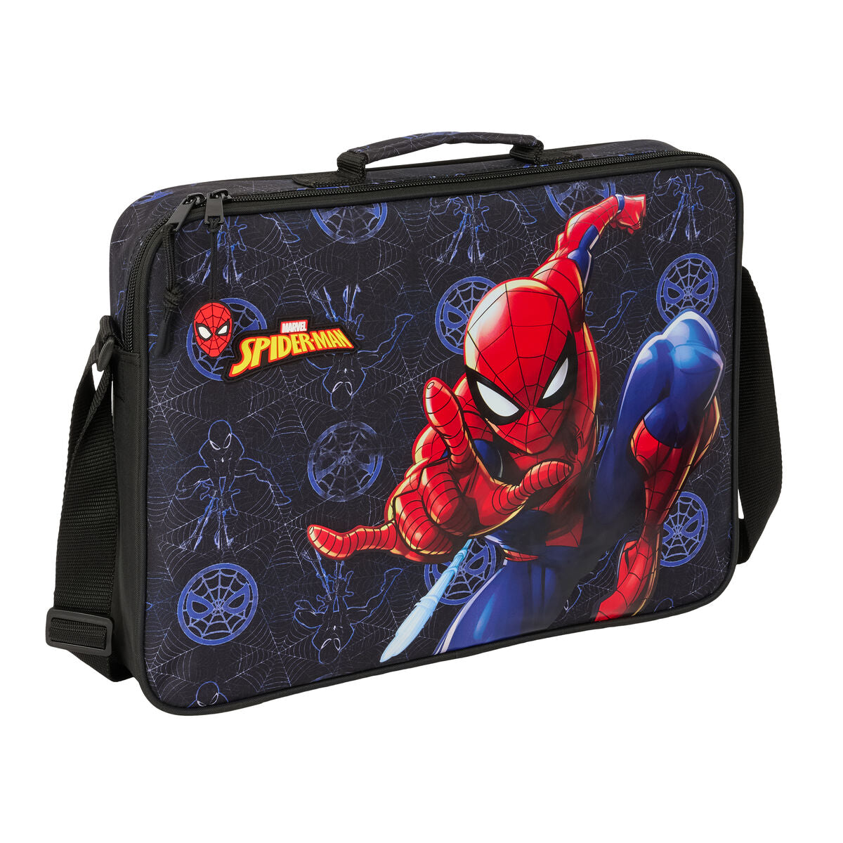 ghiozdan de școală Spider-Man Attack Negru 38 x 28 x 6 cm - Birou și papetărie, Material școlar și educațional