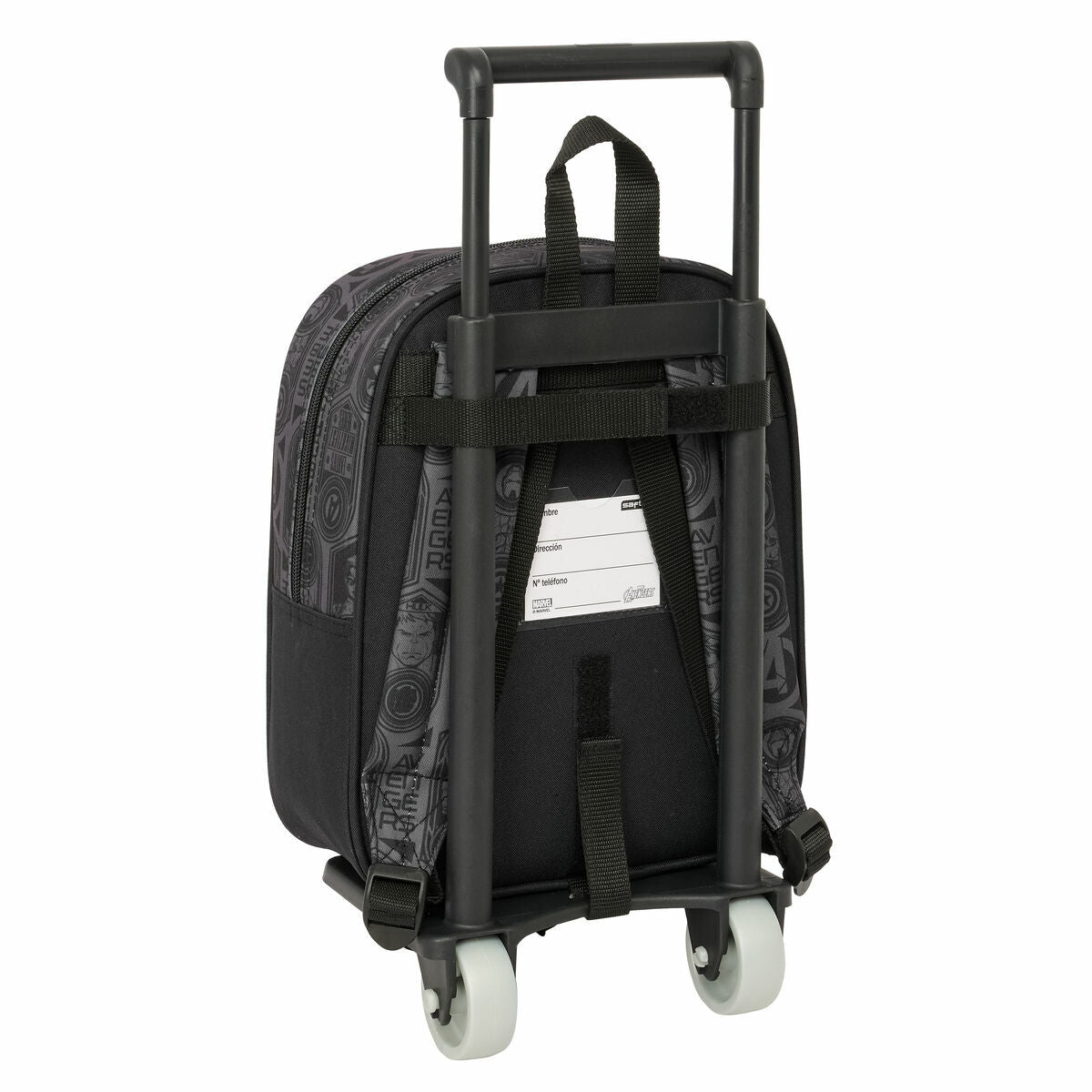 Ghiozdan cu Roți The Avengers Vendetta Negru 22 x 27 x 10 cm - Birou și papetărie, Material școlar și educațional