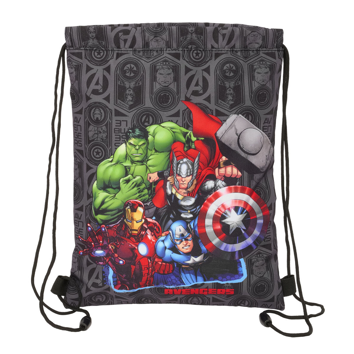 Geantă Rucsac cu Bretele The Avengers Vendetta Negru 26 x 34 x 1 cm - Birou și papetărie, Material școlar și educațional
