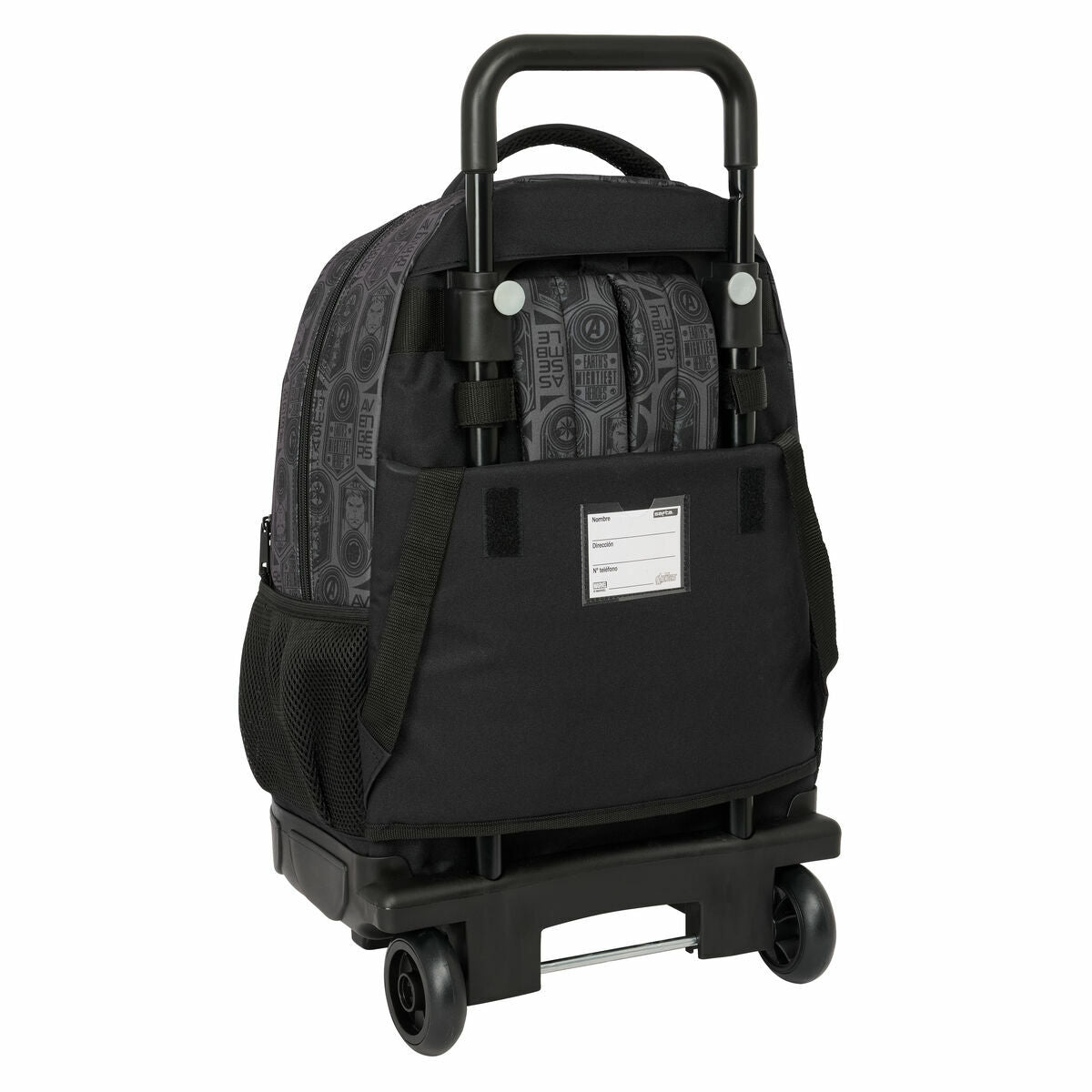 Ghiozdan cu Roți The Avengers Vendetta Negru 33 x 45 x 22 cm - Birou și papetărie, Material școlar și educațional