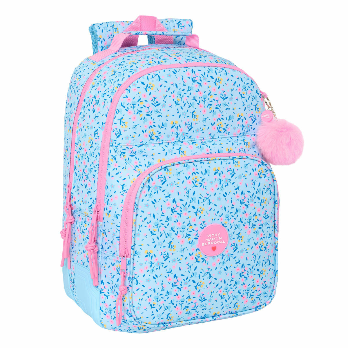 Ghiozdan Vicky Martín Berrocal Paraíso Albastru Roz 32 x 42 x 15 cm - Birou și papetărie, Material școlar și educațional