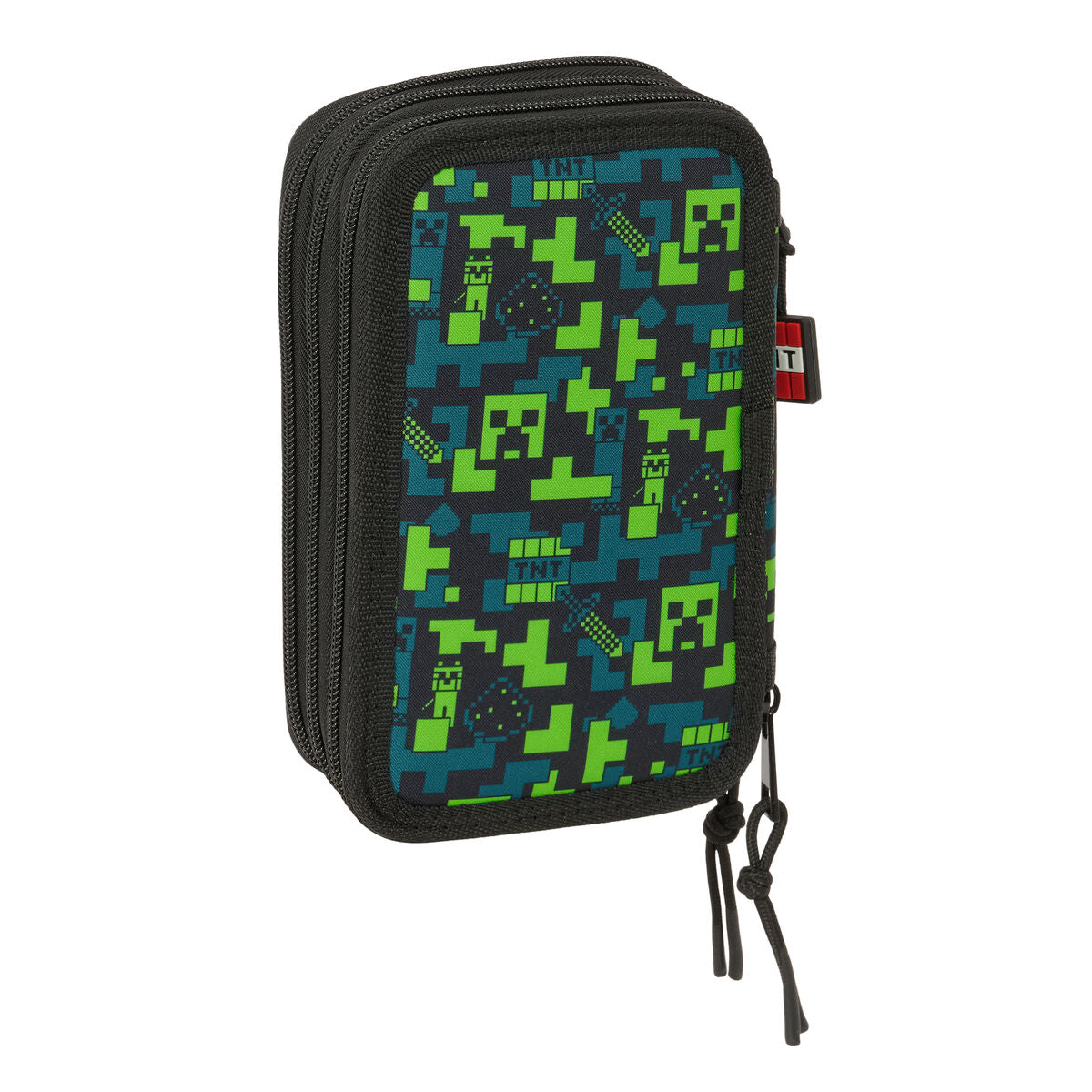 Penar Triplu Minecraft Tnt Multicolor 12,5 x 19,5 x 5,5 cm 37 Piese - Birou și papetărie, Material școlar și educațional