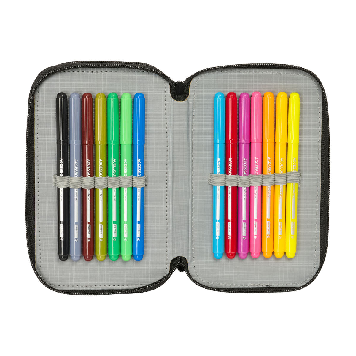 Penar Triplu Minecraft Tnt Multicolor 12,5 x 19,5 x 5,5 cm 37 Piese - Birou și papetărie, Material școlar și educațional