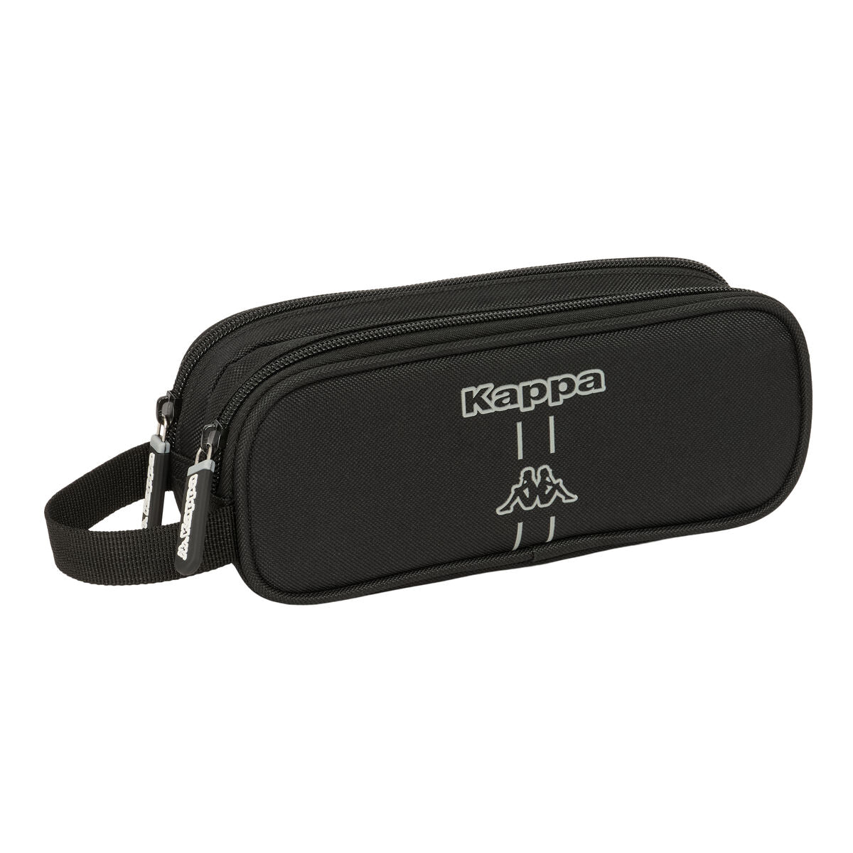Penar dublu Kappa Dark Negru 21 x 8 x 6 cm - Birou și papetărie, Material școlar și educațional