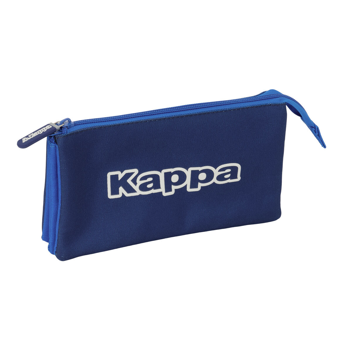 Penar triplu Kappa Rain Bleumarin 22 x 12 x 3 cm - Birou și papetărie, Material școlar și educațional