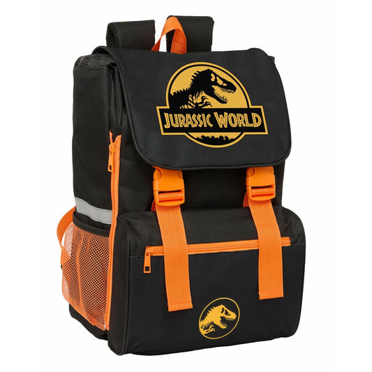Ghiozdan Jurassic World Negru 18,5 x 41 x 15 cm - Birou și papetărie, Material școlar și educațional