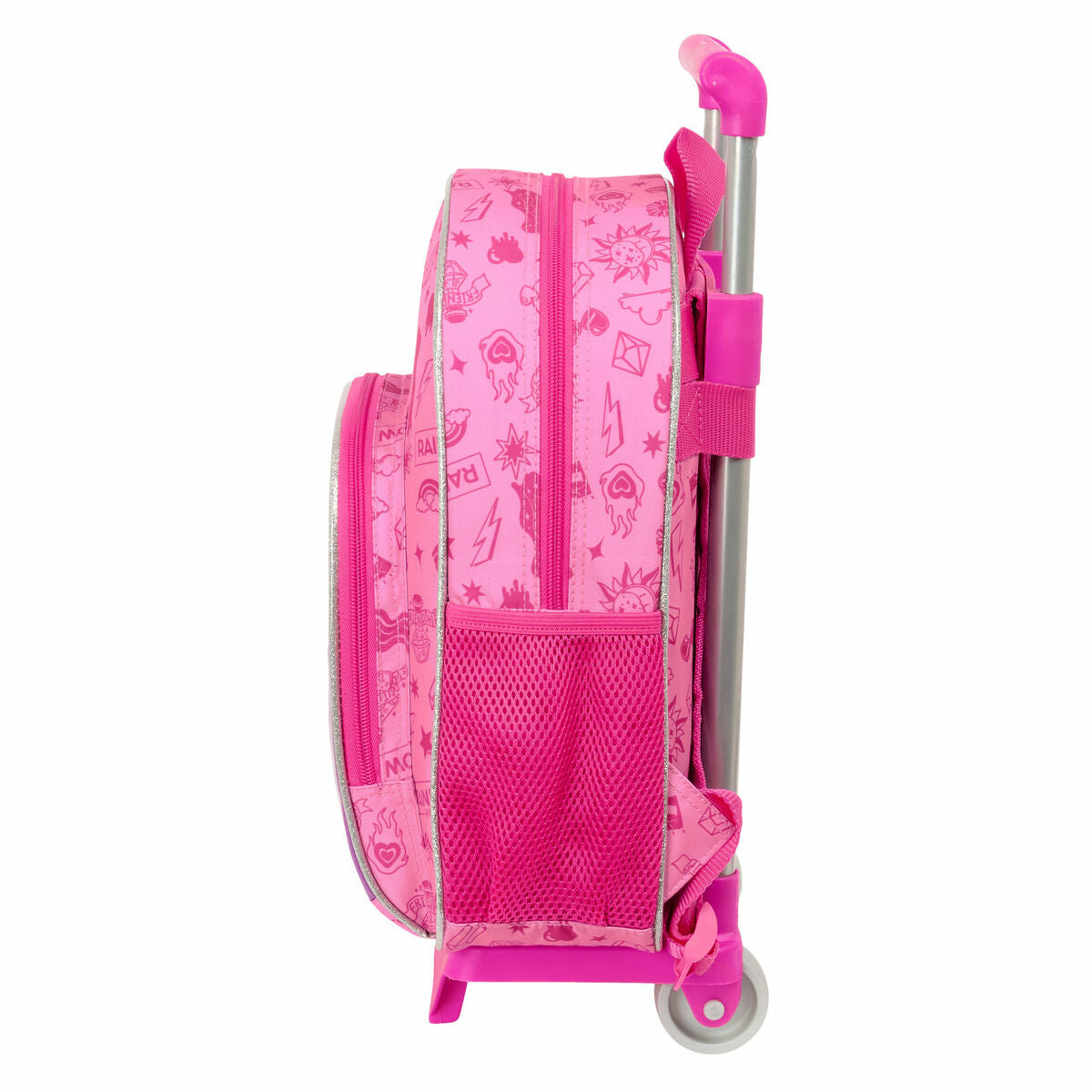 Ghiozdan cu Roți Rainbow High Shine Multicolor 28 x 34 x 10 cm - Birou și papetărie, Material școlar și educațional