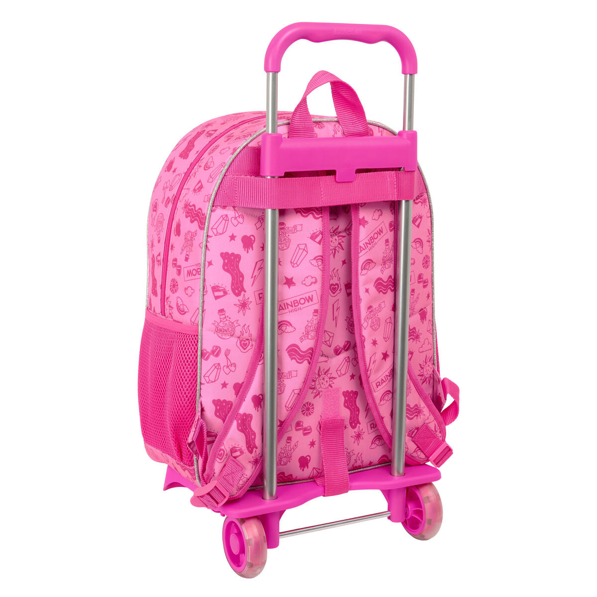 Ghiozdan cu Roți Rainbow High Shine Multicolor 33 x 42 x 14 cm - Birou și papetărie, Material școlar și educațional