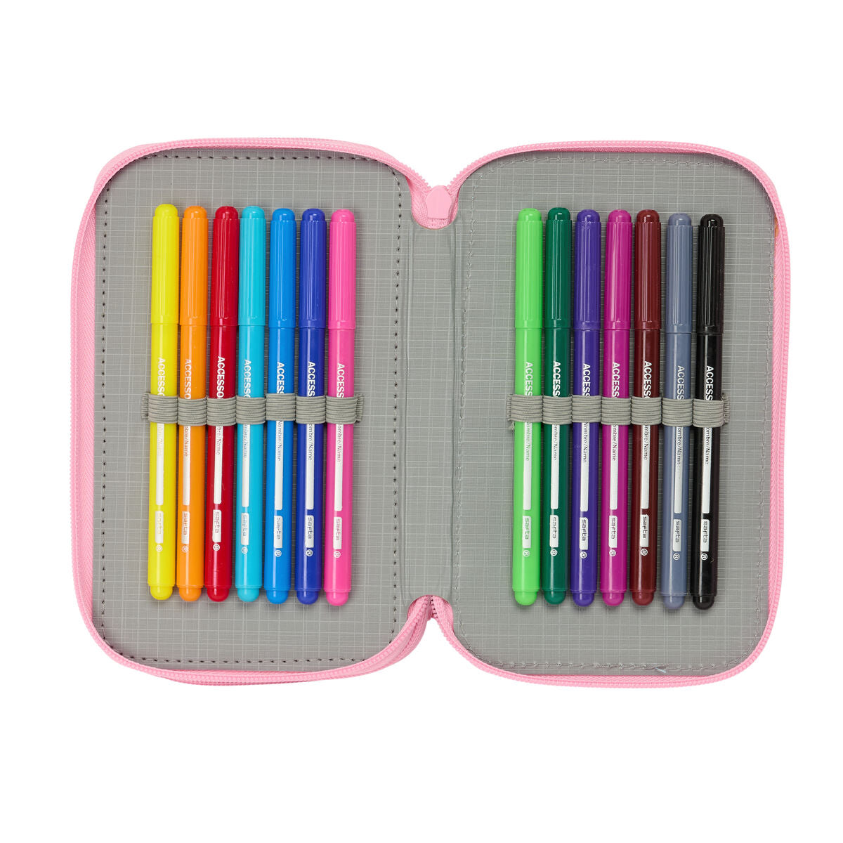 Penar cu Accesorii Barbie Painterly Roz Albastru celest 12,5 x 19,5 x 5,5 cm 37 Piese - Birou și papetărie, Material școlar și educațional
