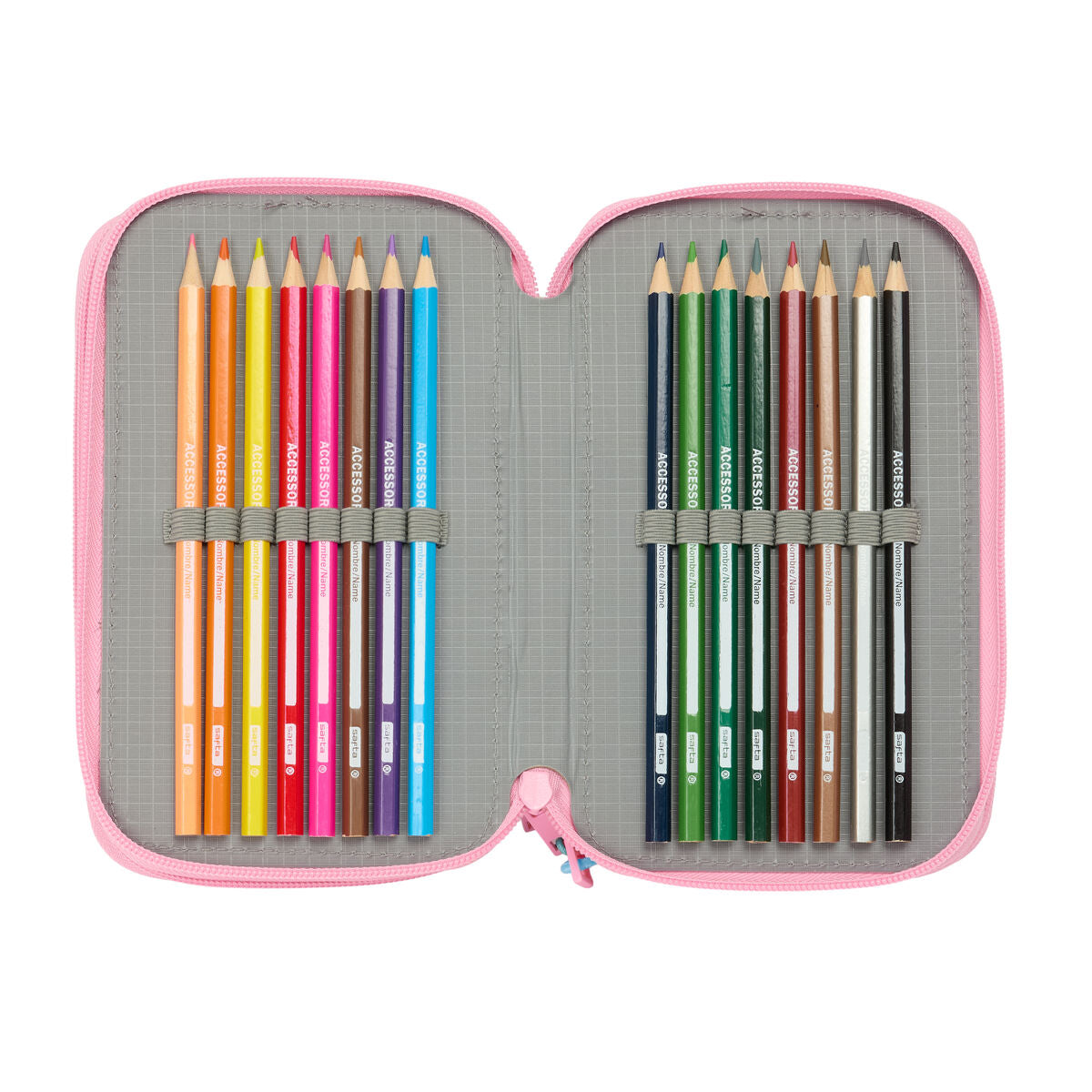 Penar cu Accesorii Barbie Painterly Roz Albastru celest 12,5 x 19,5 x 5,5 cm 37 Piese - Birou și papetărie, Material școlar și educațional
