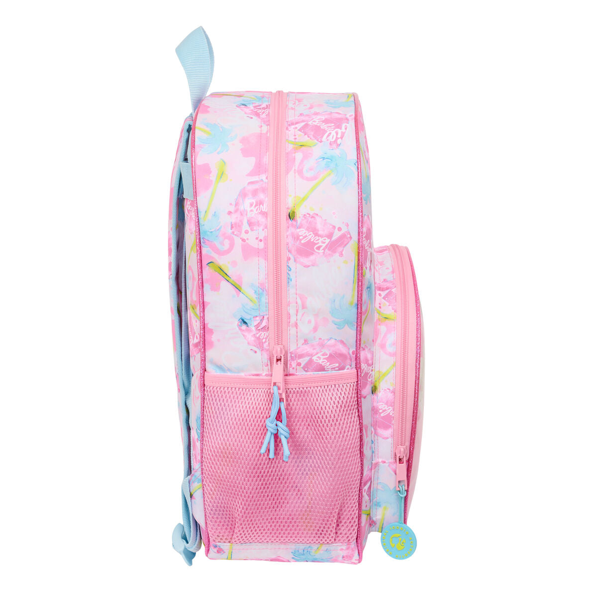 Ghiozdan Barbie Painterly Roz Albastru celest 33 x 42 x 14 cm - Birou și papetărie, Material școlar și educațional