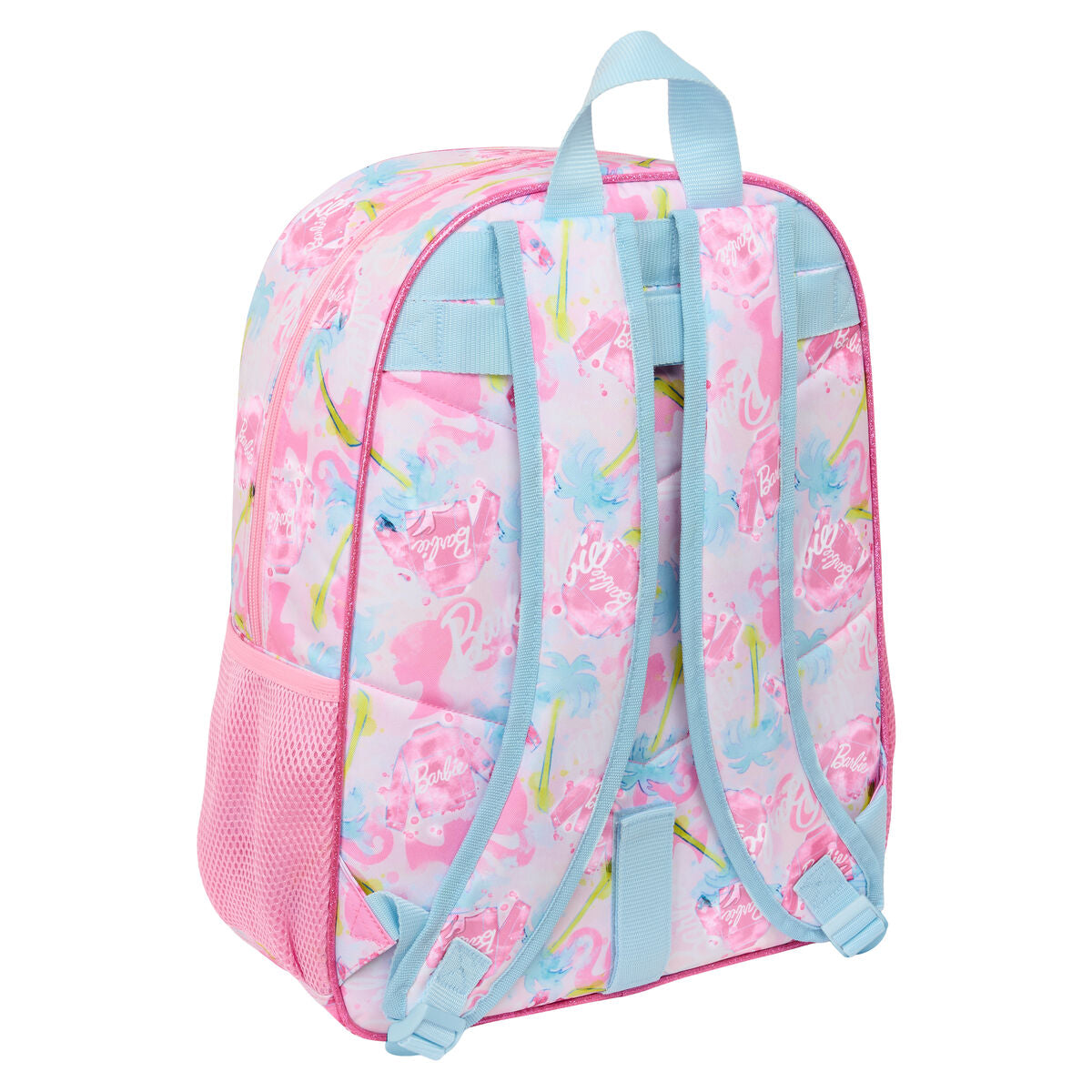 Ghiozdan Barbie Painterly Roz Albastru celest 33 x 42 x 14 cm - Birou și papetărie, Material școlar și educațional