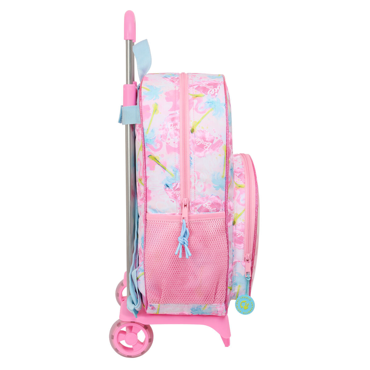 Ghiozdan cu Roți Barbie Painterly Roz Albastru celest 33 x 42 x 14 cm - Birou și papetărie, Material școlar și educațional