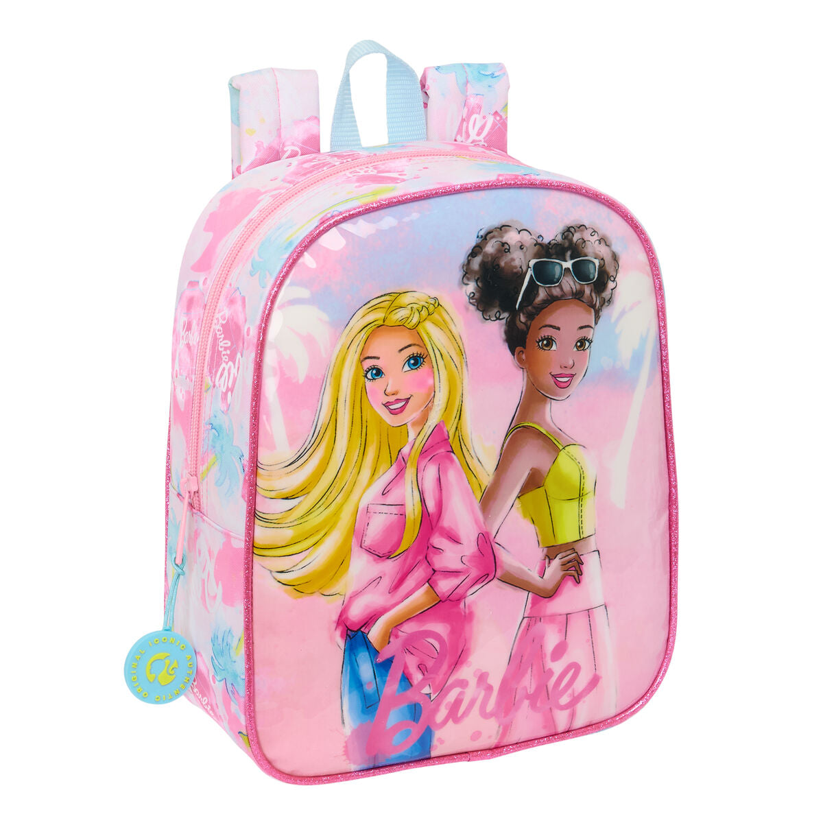 Ghiozdan Barbie Painterly Roz Albastru celest 22 x 27 x 10 cm - Birou și papetărie, Material școlar și educațional