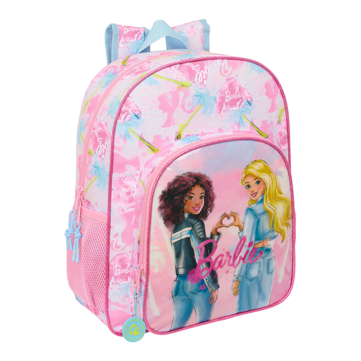 Ghiozdan Barbie Painterly Roz Albastru celest 32 x 38 x 12 cm - Birou și papetărie, Material școlar și educațional