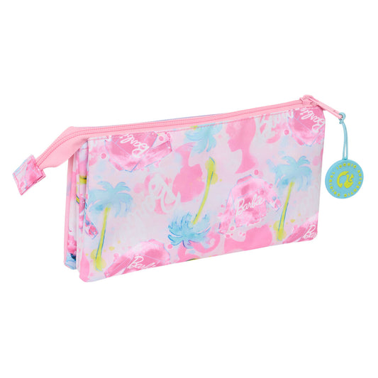 Penar triplu Barbie Painterly Roz Albastru celest 22 x 12 x 3 cm - Birou și papetărie, Material școlar și educațional
