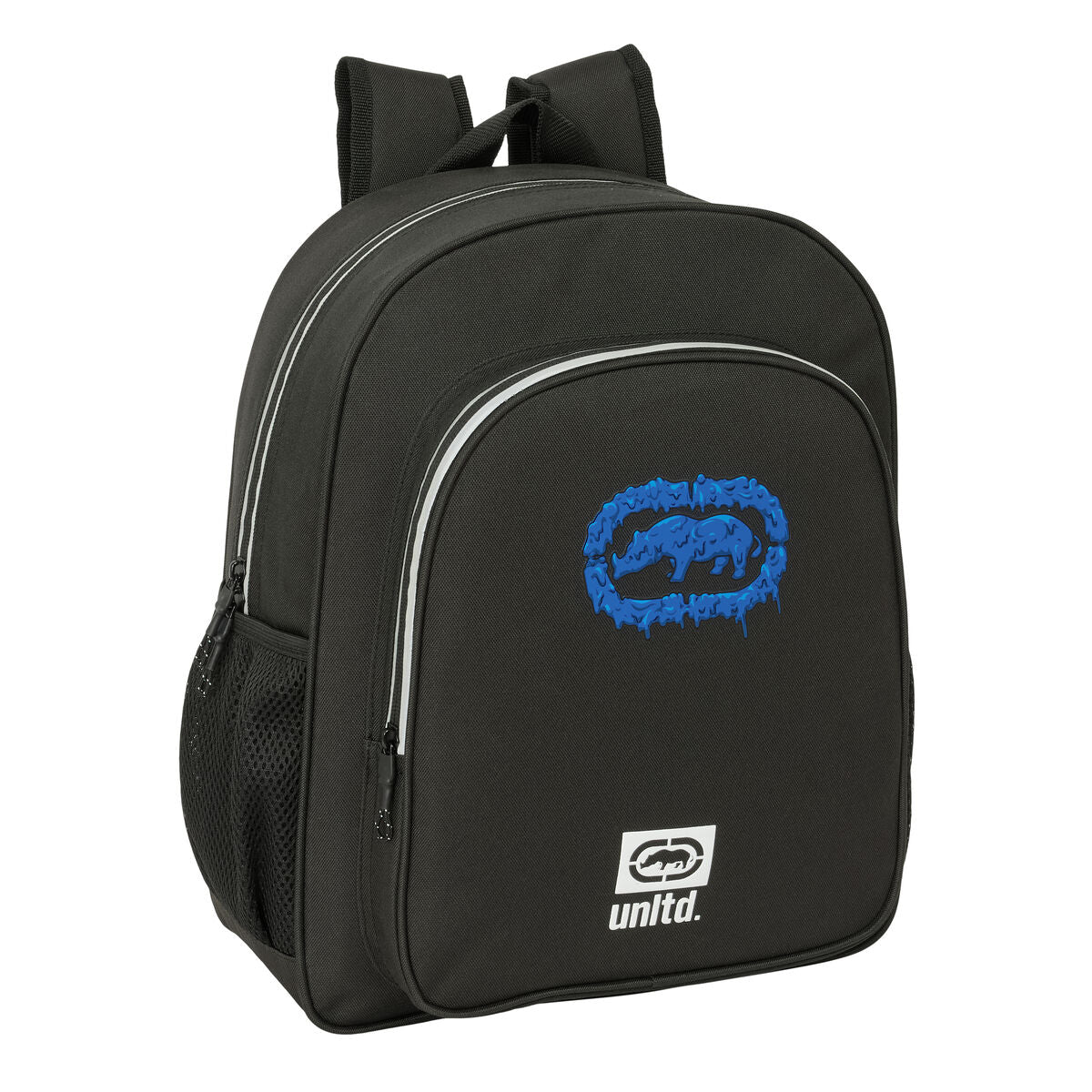 Ghiozdan Eckō Unltd. Worldwide Negru 32 x 38 x 12 cm - Birou și papetărie, Material școlar și educațional