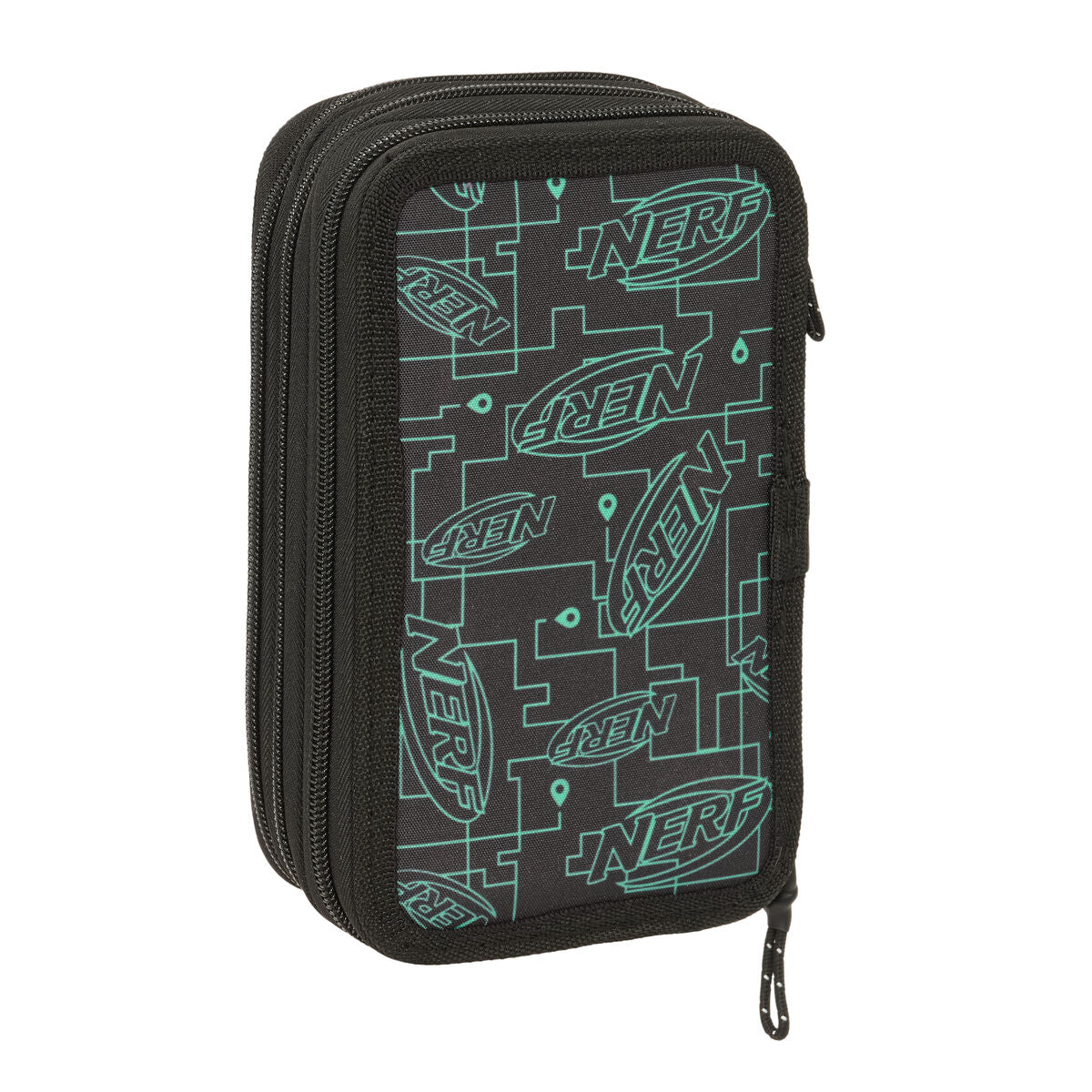 Geantă Universală Nerf Game Negru 12,5 x 19,5 x 5,5 cm 37 Piese - Birou și papetărie, Material școlar și educațional