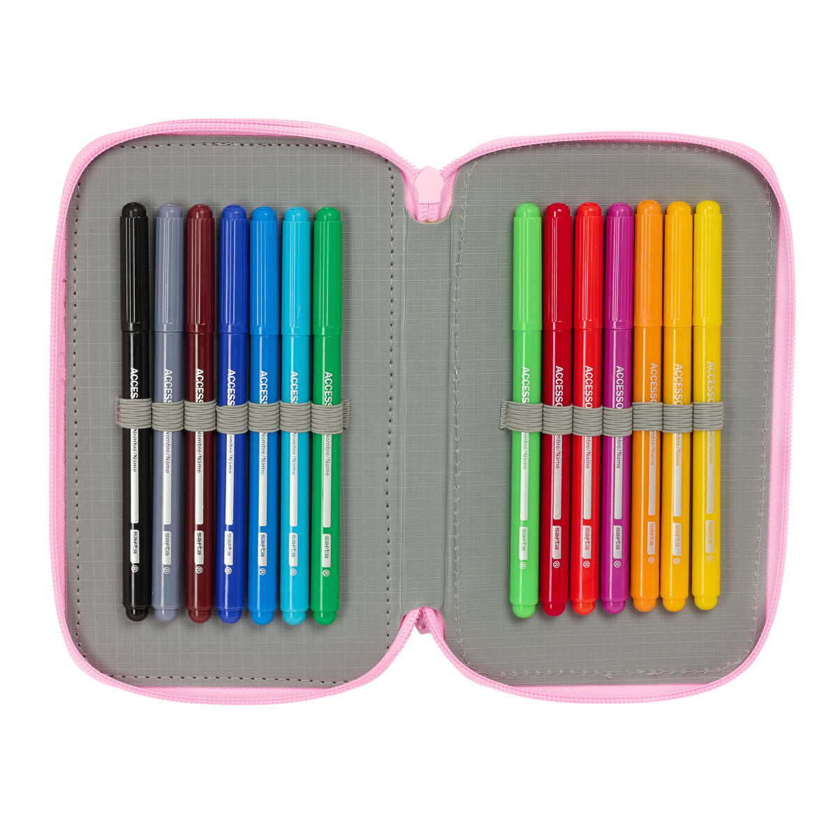 Penar cu Accesorii Glow Lab Swing Multicolor 12,5 x 19,5 x 5,5 cm 37 Piese - Birou și papetărie, Material școlar și educațional
