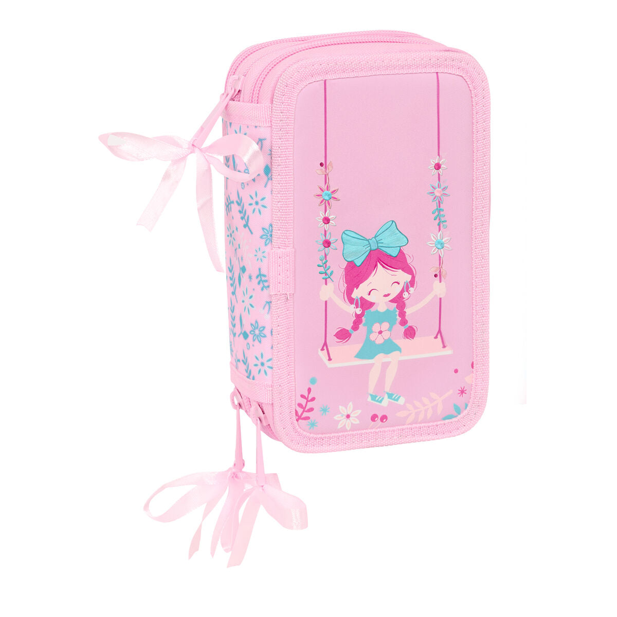 Penar cu Accesorii Glow Lab Swing Multicolor 12,5 x 19,5 x 5,5 cm 37 Piese - Birou și papetărie, Material școlar și educațional